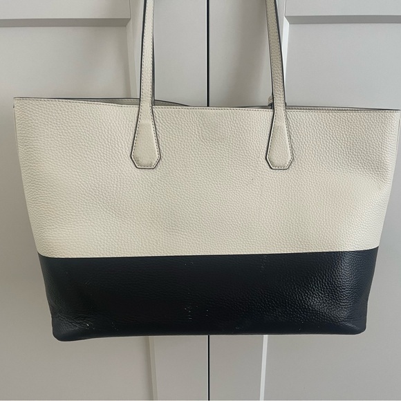Tory Burch Perry Color Block Tote - Picture 2 of 7